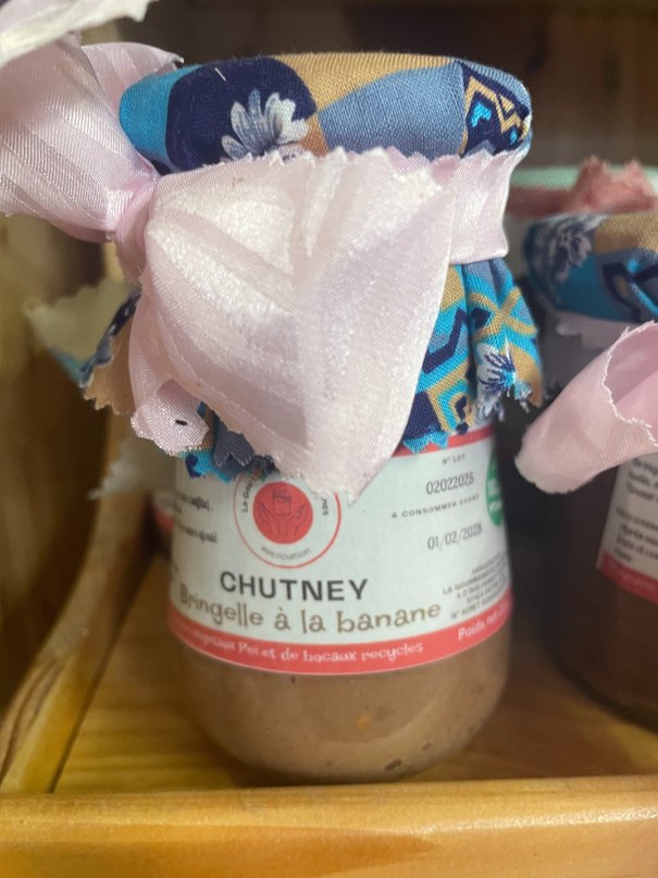 Eggplant & banana chutney