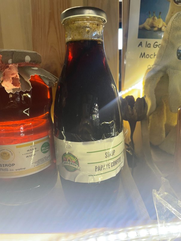 Candied papaya syrup